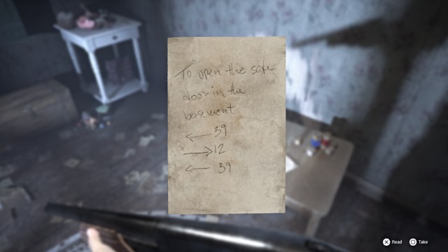 Combination note inside the baby room in AILA