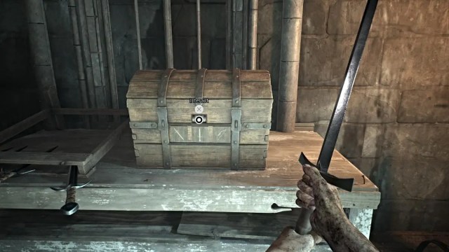 Castle chest puzzle in AILA