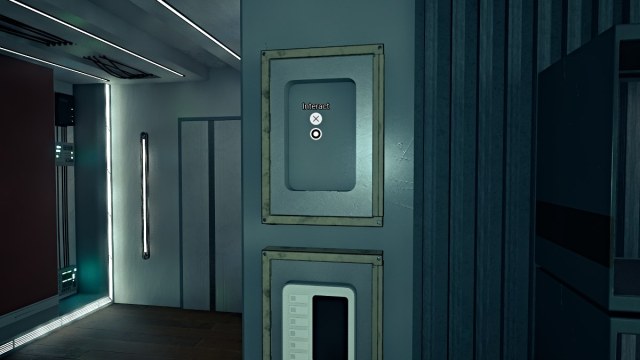 Bedroom slot for electronic control panel in AILA