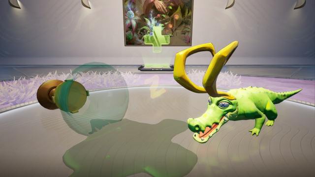 Alligator loki next to a spilt cup in marvel rivals