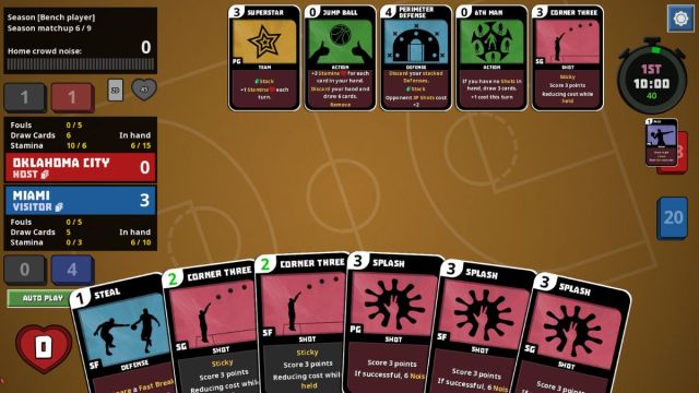 General gameplay in Clutchtime