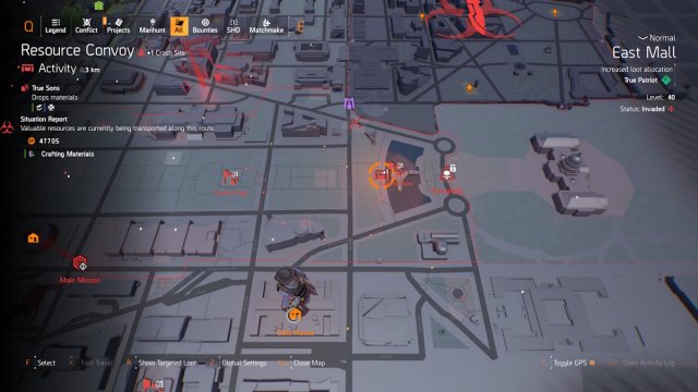 Division 2 resource convoy