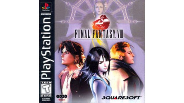 Final Fantasy 8 PlayStation cover art.