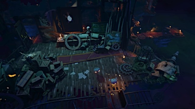 Nena and Gloomy escape the haunted house in Gloomy Eyes