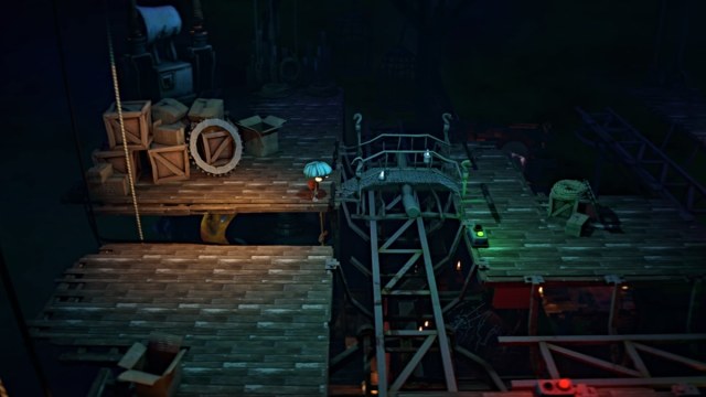 Gloomy and a bridge in Gloomy Eyes