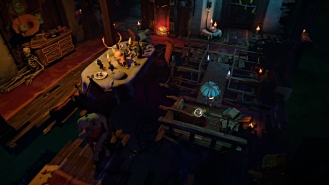 Gloomy grabs a power canister in Gloomy Eyes