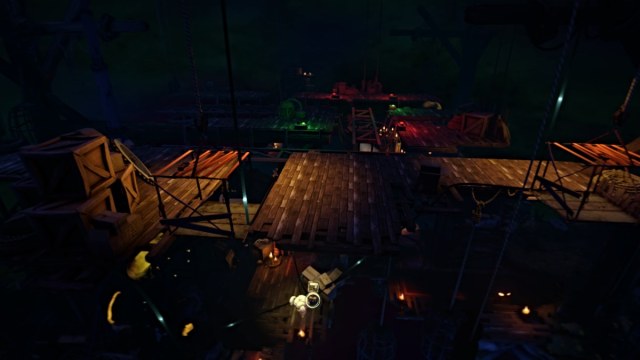 Nena presses a button in Gloomy Eyes