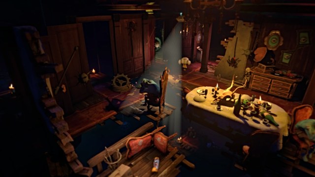 Nena in the haunted house in Gloomy Eyes