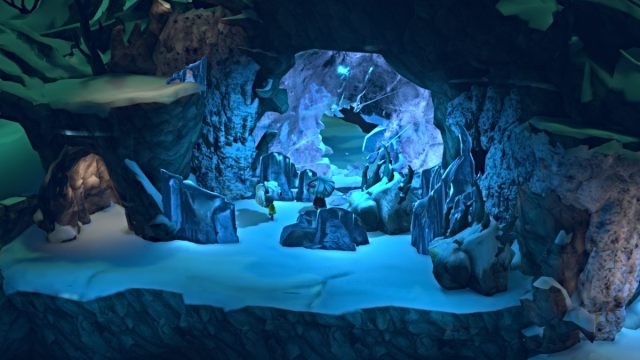 Ice wall breaks for Gloomy and Nena in Gloomy Eyes