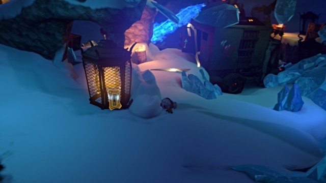 Nena sneaks behind the van in Gloomy Eyes