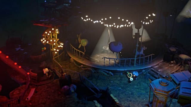 Gloomy turns the carousel in Gloomy Eyes