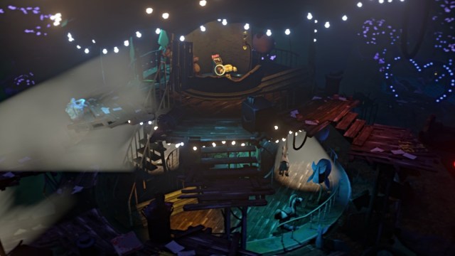 Nena presses a button in Gloomy Eyes