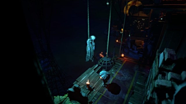 Gloomy in a room in Gloomy Eyes