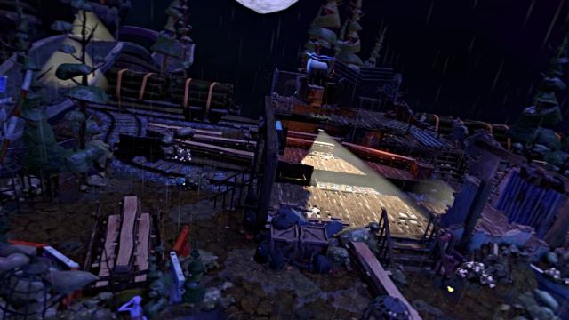 Ruined building in Gloomy Eyes