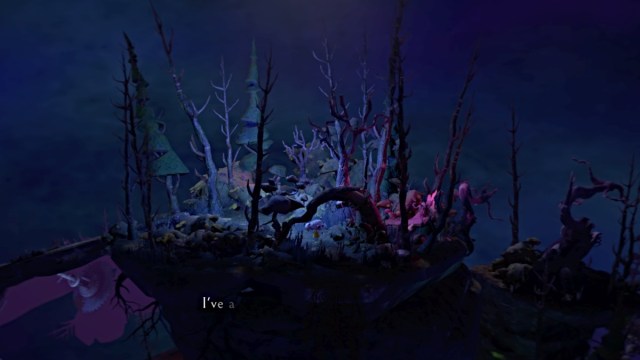 Nena walking through the woods in Gloomy Eyes