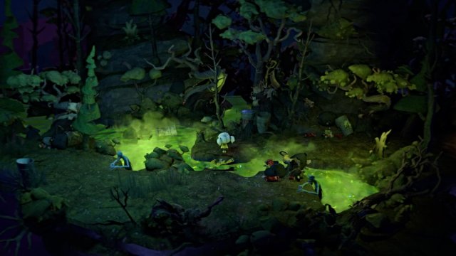 Nena crosses a swamp in Gloomy Eyes