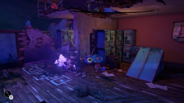 Gloomy with a blue key in Gloomy Eyes