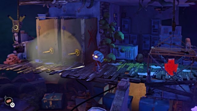 Gloomy looks at a light in Gloomy Eyes