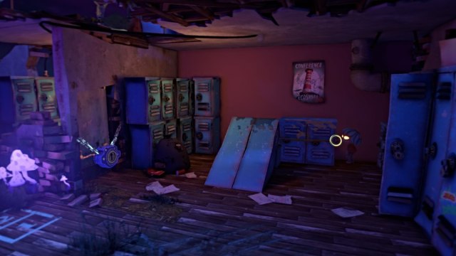 Gloomy moves lockers in Gloomy Eyes