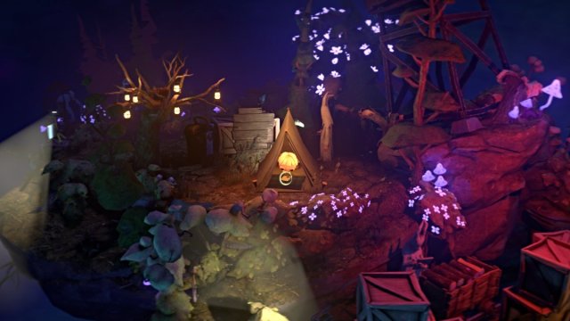 Memento in a tent in Gloomy Eyes