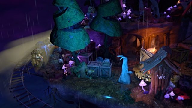 Nena and Gloomy hide from a Watchman in Gloomy Eyes