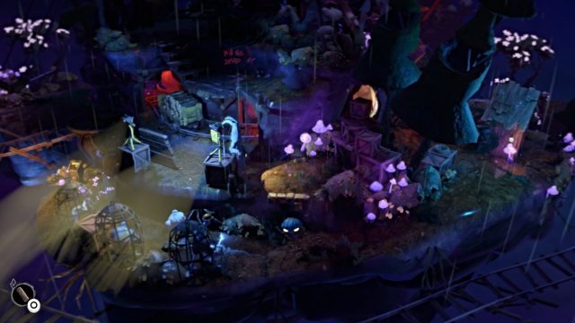 Gloomy hides from a watchman in Gloomy Eyes