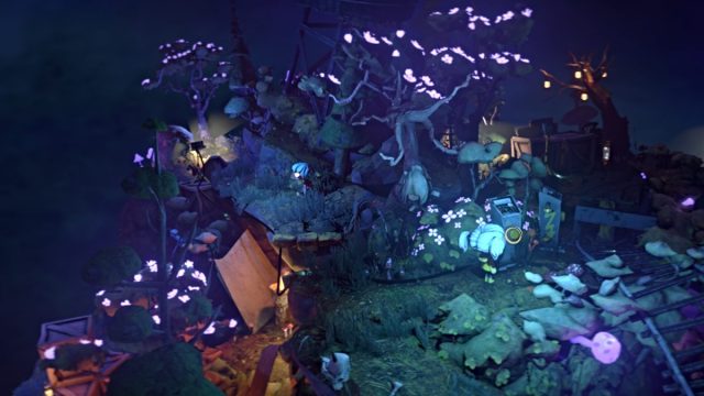 Nena presses a button in Gloomy Eyes