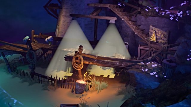 Nena and Gloomy on a platform in Gloomy Eyes