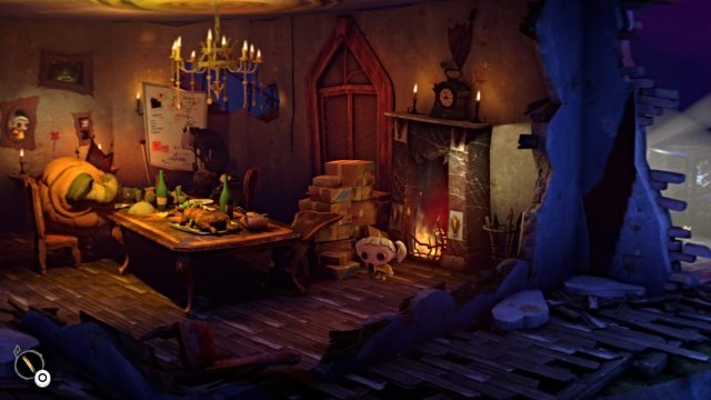 Nena with a wood plank in Gloomy Eyes