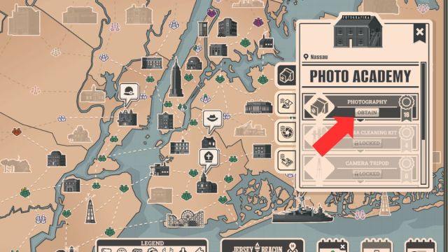 Obtaining the Photography skill in News Tower.