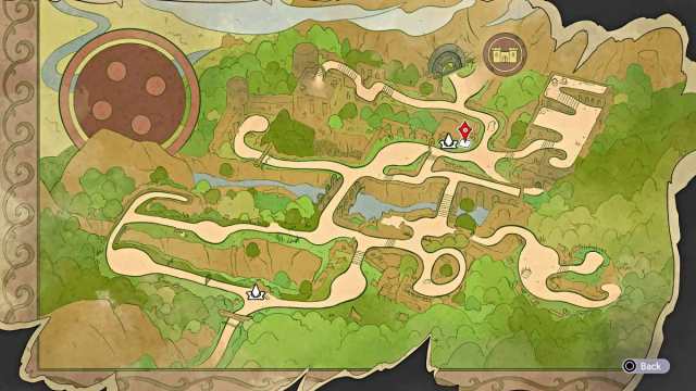 Map of Crinklewood in The Lonesome Guild