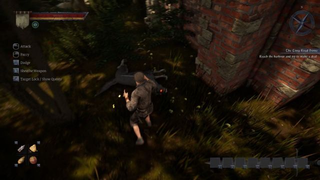 A player find a dead wolf in the woods in Of Ash and Steel.