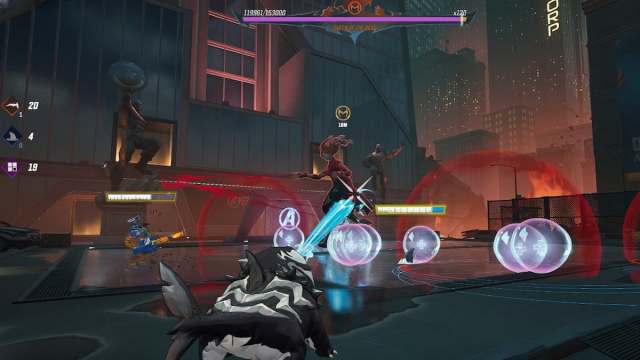 Scarlet witch casting control zones on battlefield in marvel rivals