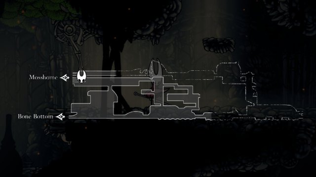 Hollow Knight Silksong map open