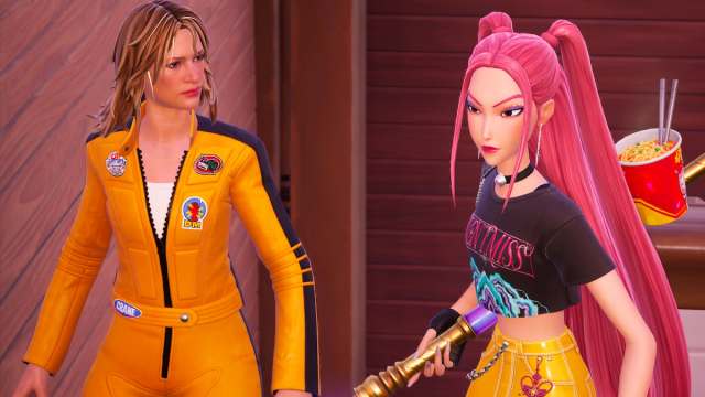 Standing next to The Bride in fortnite