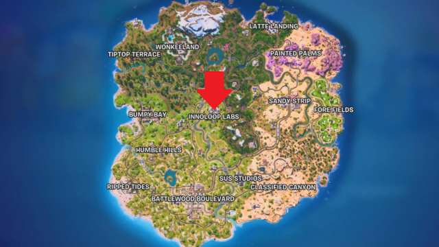 unstable element map location in fortnite